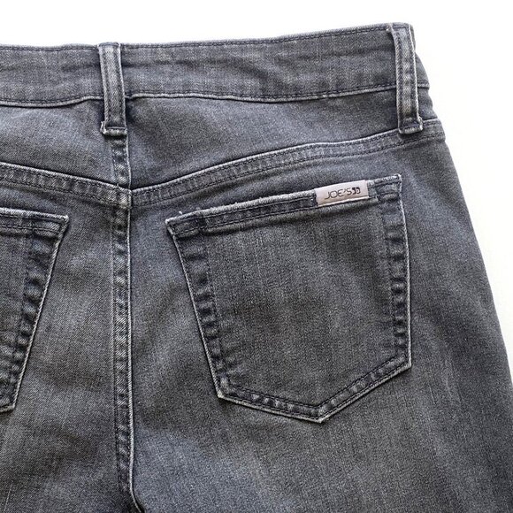 Joe's Jeans Womens Straight Ankle Jeans Size 28x27 Gray Mid Rise Stretch Comfort - Picture 6 of 10
